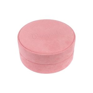 Caja redonda multiusos rosa para joyas bisutería y joyería 100øx40 mm PR-3-RS