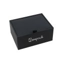 Estuche para gemelos negro interior negro 70x53x30 mm GM-1-N-N