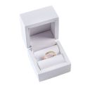 Estuche de madera para anillo color blanco 60x60x50 mm CU-1-B