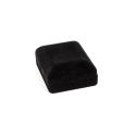 Estuche flocado negro para colgante 61x78x31 mm. V-3-C