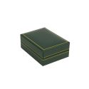 Estuche polipiel verde para conjunto 60x76x30 mm. J-04-J-VE