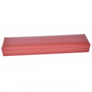 Estuche polipiel rojo para pulsera 223x51x27 mm. J-01-PE-R