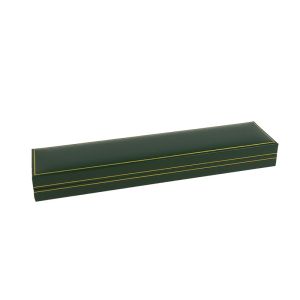 Estuche polipiel verde para pulsera 223x51x27 mm. J-01-PE-VE