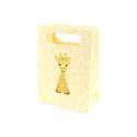 Bolsa de papel infantil amarilla para joyería y bisutería 110x150x50 mm B-AN