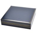 Estuche polipiel azul para arras 162x162x37 mm. J-02-A20-A