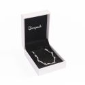 Estuche polipiel blanco para colgante 59x79x24 mm. FR-3-C-N