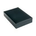 Estuche polipiel negro para collar 110x155x34 mm. C-15-C