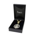 Estuche polipiel negro para medalla con cordon 110x155x50 mm. C-15-MC