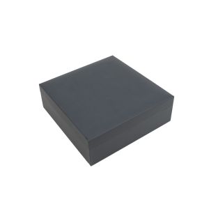 Estuche polipiel negro para medalla con cordon 160x160x53 mm. C-7-MC