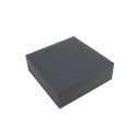 Estuche polipiel negro para medalla con cordon 160x160x53 mm. C-7-MC