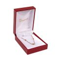 Estuche para colgante de joyería bisutería 60X80X32 mm rojo LZ-3-C