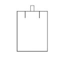 Estuche polipiel rojo para colgante de joyería bisutería joyas lz-3-c