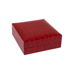 Estuche para colgante de joyería bisutería 86X91X32 mm rojo CR-4-C