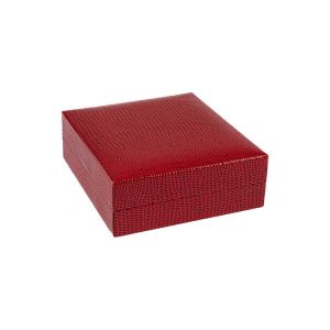 Estuche para pendientes de joyería bisutería 86X91X32 mm rojo LZ-4-P