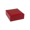 Estuche para pendientes de joyería bisutería 86X91X32 mm rojo LZ-4-P