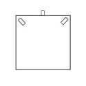 Estuche polipiel rojo para collar de joyería bisutería joyas lz-7-c
