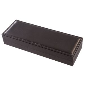 Estuche para pluma forrado en polipiel gris 183X65X33 mm S-116-PL