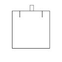 Estuche con led negro para colgante de joyería bisutería joyas le-13-c