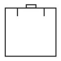 Estuche de madera para pendientes de Joyería Personalizable CU-2-B