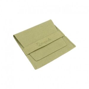 Bolsa textil de microfibra color caqui para joyería y bisutería 79x79 mm M-402-CQ