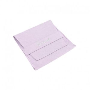 Bolsa textil de microfibra color lila para joyería y bisutería 79x79 mm M-402-LI