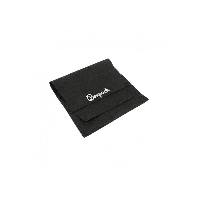 Bolsa textil de microfibra color negro para joyería y bisutería 79x79 mm M-402-N