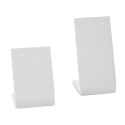Expositor blanco de plástico para pendientes de joyería, bisutería y joyas D-1-B