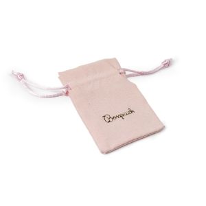 Bolsa textil suede color rosa para joyería y bisutería 65x95 mm S-301-RE