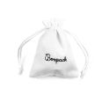 Bolsa textil suede color blanco para joyería y bisutería 95x120 mm S-302-B