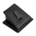 Expositor negro de polipiel para anillo de joyería, bisutería y joyas DP-2-N