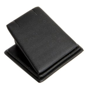 Expositor negro de polipiel para pendientes o colgante de joyería, bisutería y joyas DP-3-N