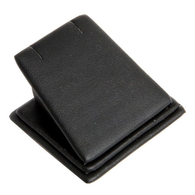 Expositor negro de polipiel para pendientes o colgante de joyería, bisutería y joyas DP-3-N