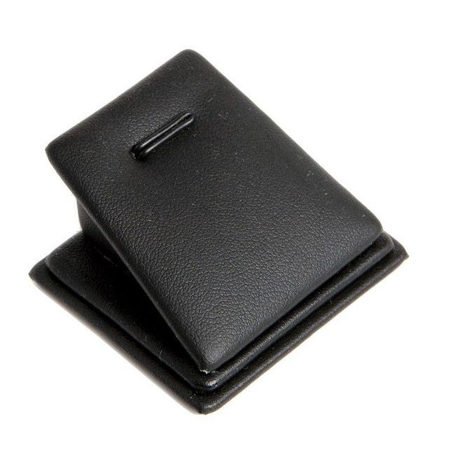 Expositor negro de polipiel para colgante de joyería, bisutería y joyas DP-4-N