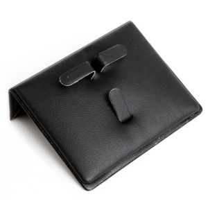 Expositor negro de polipiel para conjunto de joyería, bisutería y joyas DP-7-N