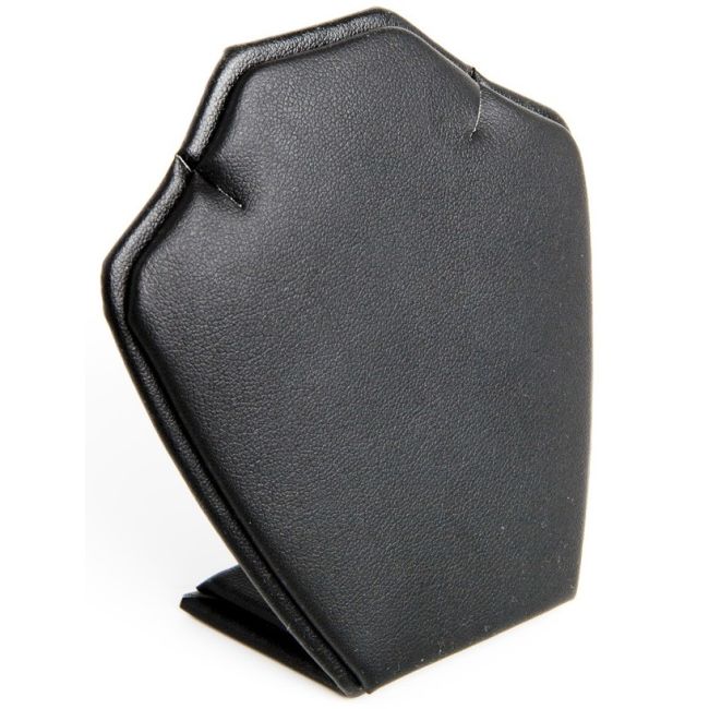 Expositor negro de polipiel para colgante de joyería, bisutería y joyas DP-8-N