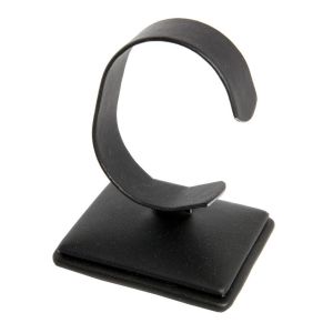 Expositor negro de polipiel para reloj de joyería, bisutería y joyas DP-10-N
