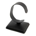 Expositor negro de polipiel para reloj de joyería, bisutería y joyas DP-10-N
