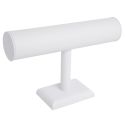 Expositores blanco de polipiel para pulseras de joyería, bisutería y joyas DP-13-B