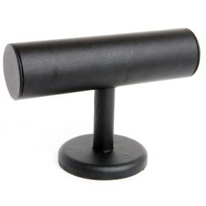 Expositores negro de polipiel para pulseras de joyería, bisutería y joyas DP-13-N