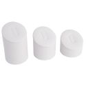 Expositores blanco de polipiel para anillos de joyería, bisutería y joyas DP-15-B