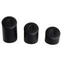 Expositores negro de polipiel para anillos de joyería, bisutería y joyas DP-15-N