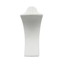 Expositor blanco de polipiel para collar de joyería, bisutería y joyas DP-M-B