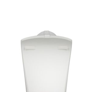 Expositor blanco de polipiel para collar de joyería, bisutería y joyas DP-M-B