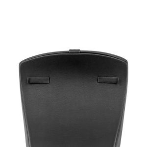 Expositor negro de polipiel para collar de joyería, bisutería y joyas DP-M-N