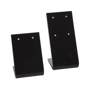 Expositor negro de plástico para pendientes de joyería, bisutería y joyas D-1-N