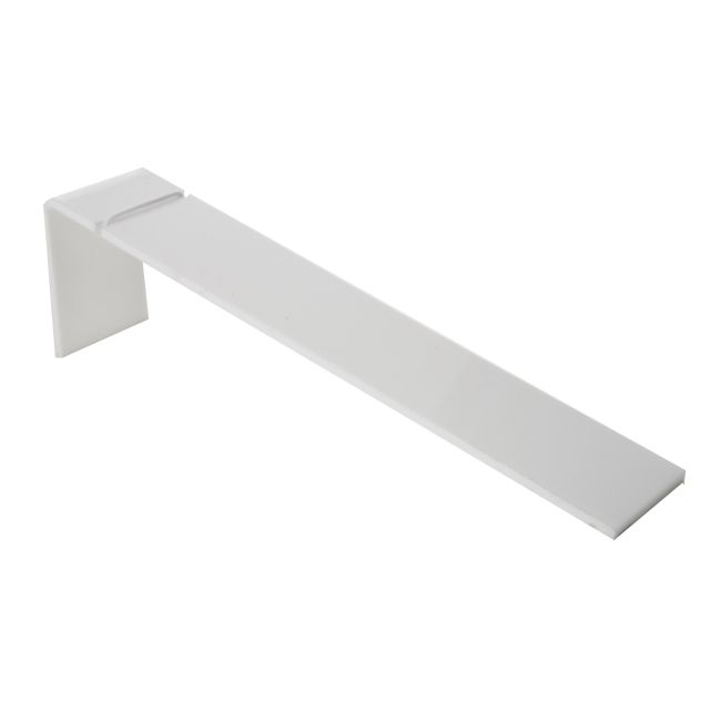 Expositor blanco de plástico para pulsera de joyería, bisutería y joyas D-7-B