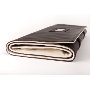 Manta expositora enrollable marrón para joyería, bisutería y joyas MJ-1-M