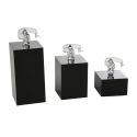 Expositores negro de plástico para anillos de joyería, bisutería y joyas D-9-N