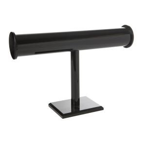 Expositor negro de plástico para pulseras de joyería, bisutería y joyas D-10-N