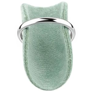 Expositor forrado en velvet aguamarina para anillo de joyería bisutería y joyas IF-1-AQ